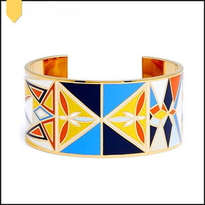 NWT✨TORY BURCH Kaleidoscope Enameled Cuff